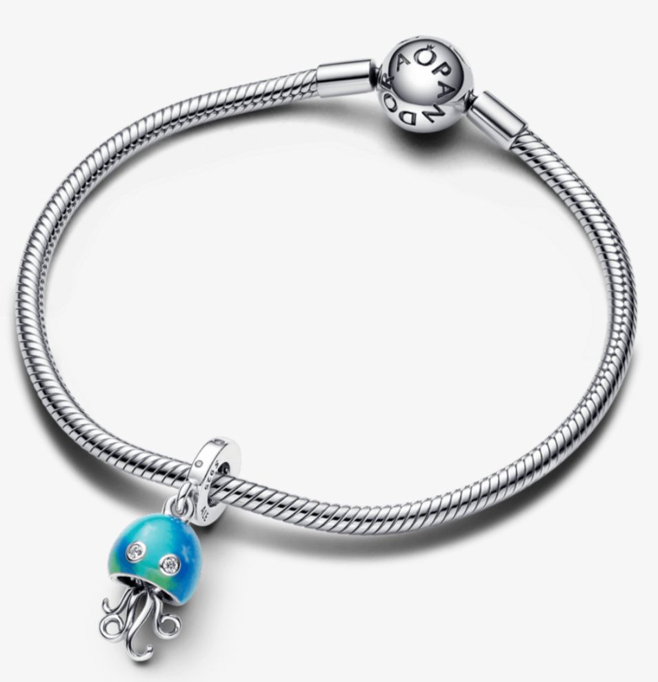 Charm colgante medusa que cambia de color