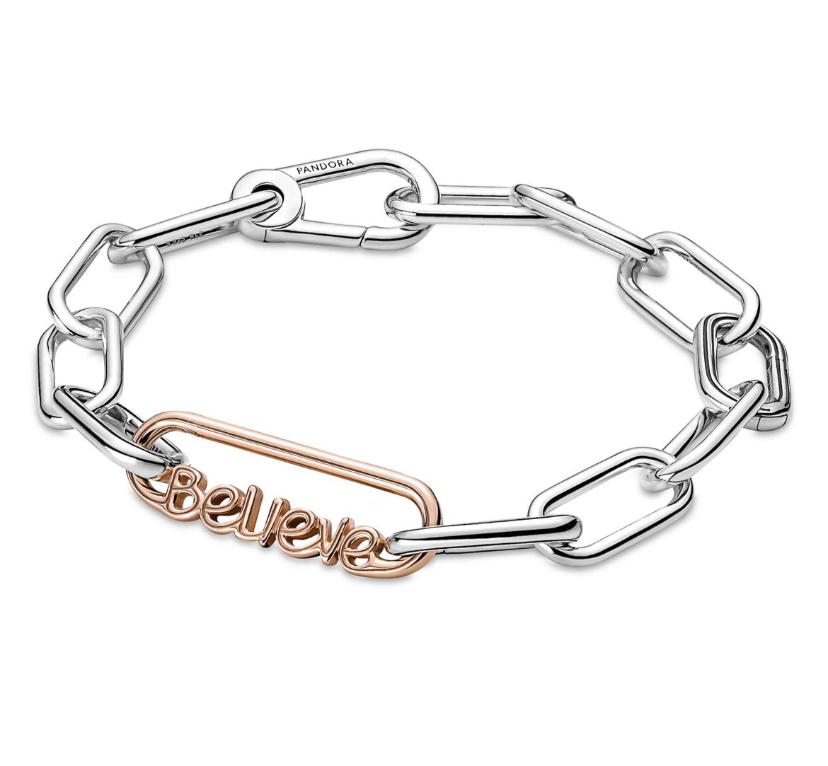 Brazalete de cadena de eslabones Believe