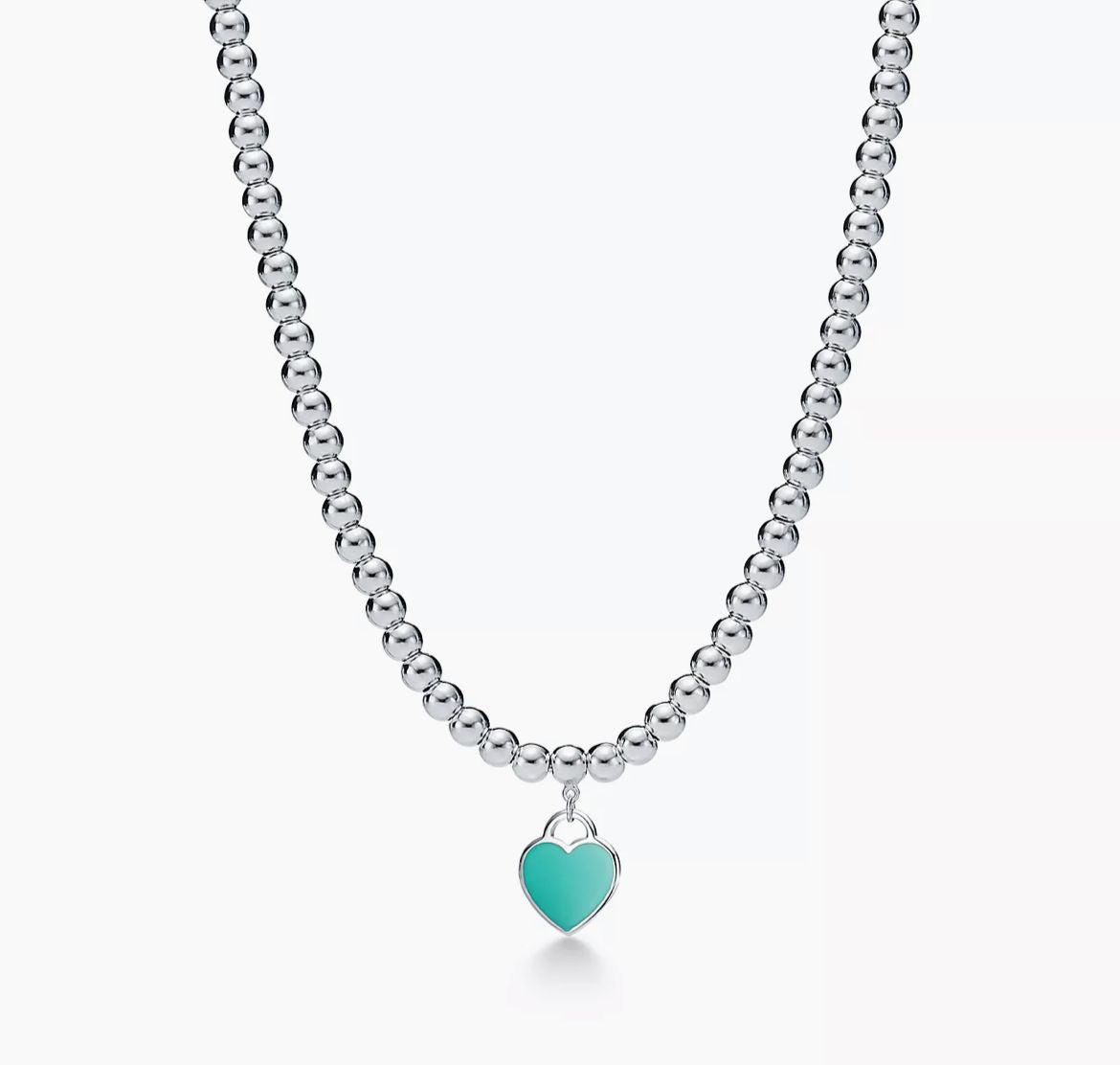 Collar Return to Tiffany con cuentas Turquesa