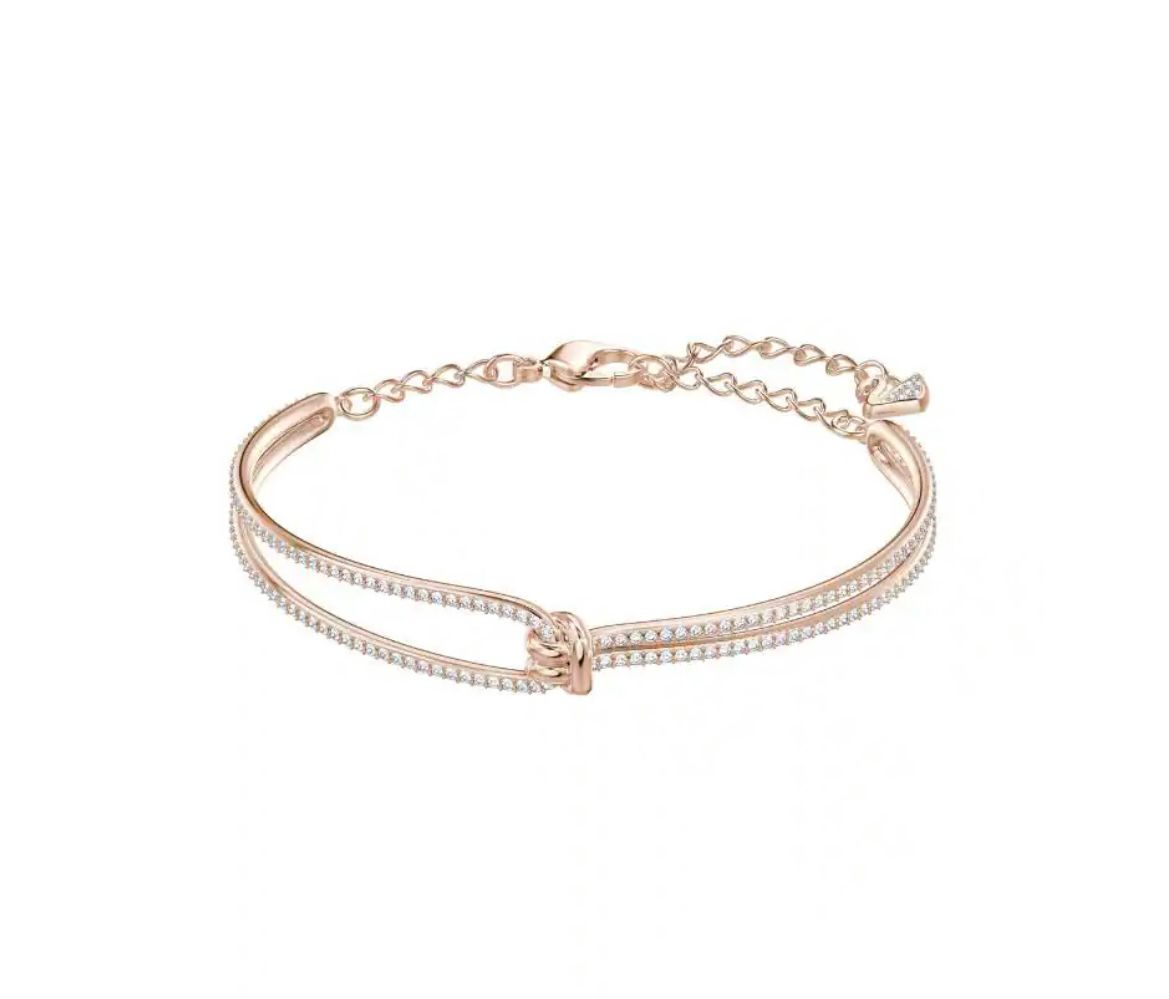 Brazalete Swarovski oro rosado