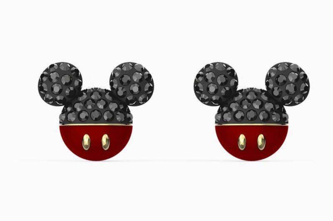 Aros Swarovski Mickey Mouse