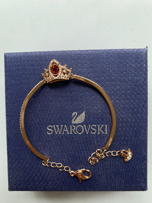 Brazalete Swarovski Corona oro rosa