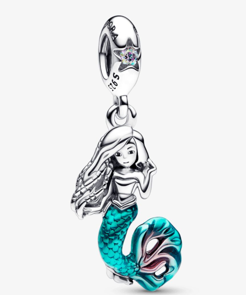 Charm colgante vestido de Ariel de la Sirenita de Disney