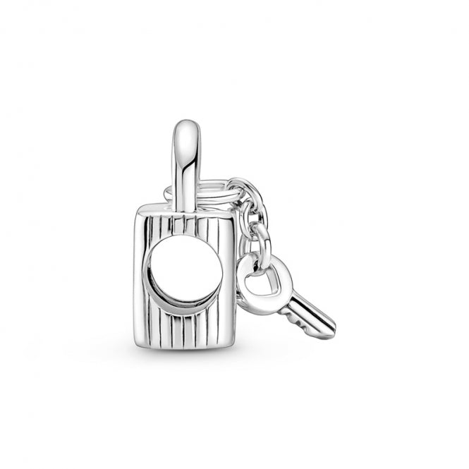 Charm Candado y llave de corazón