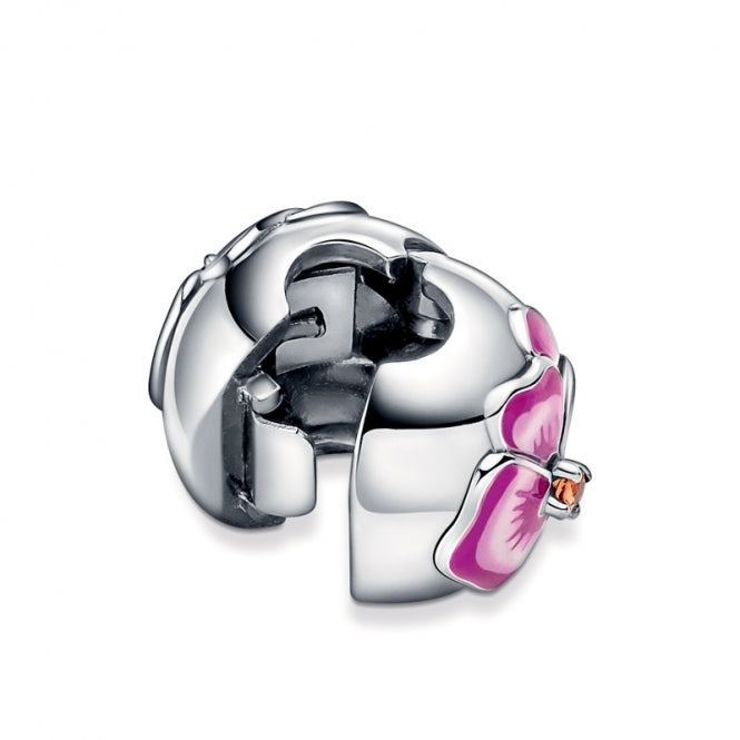 Charm "Flor de pensamiento clip"