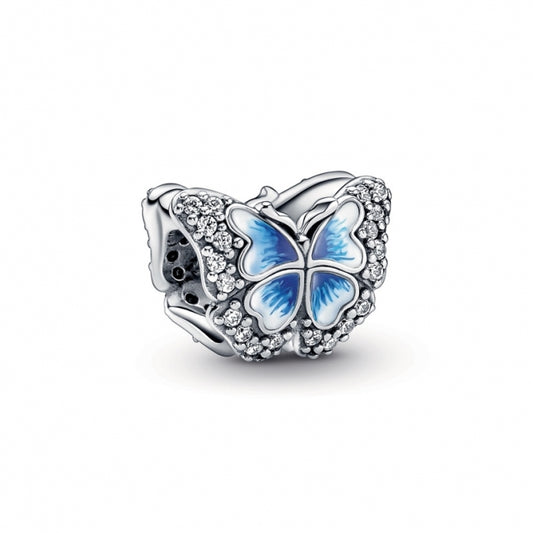 Charm "Mariposa azul brillante"