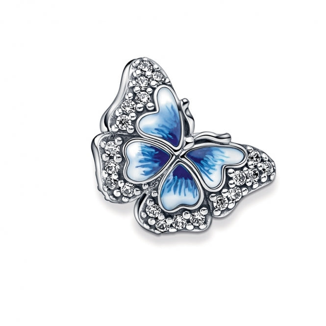 Charm "Mariposa azul brillante"