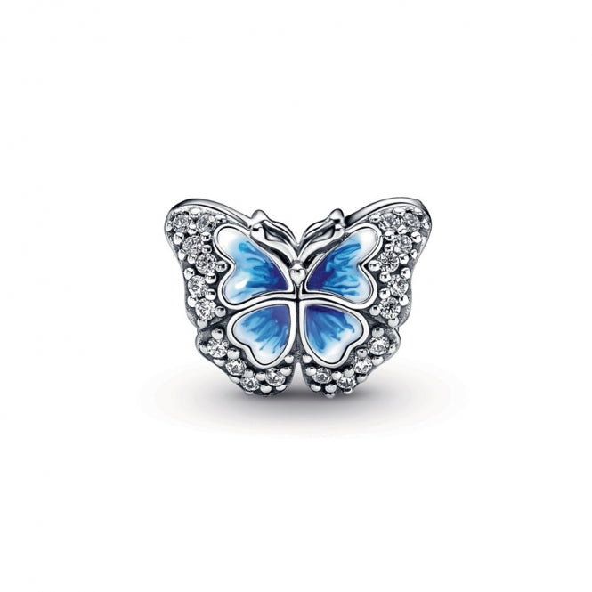 Charm "Mariposa azul brillante"