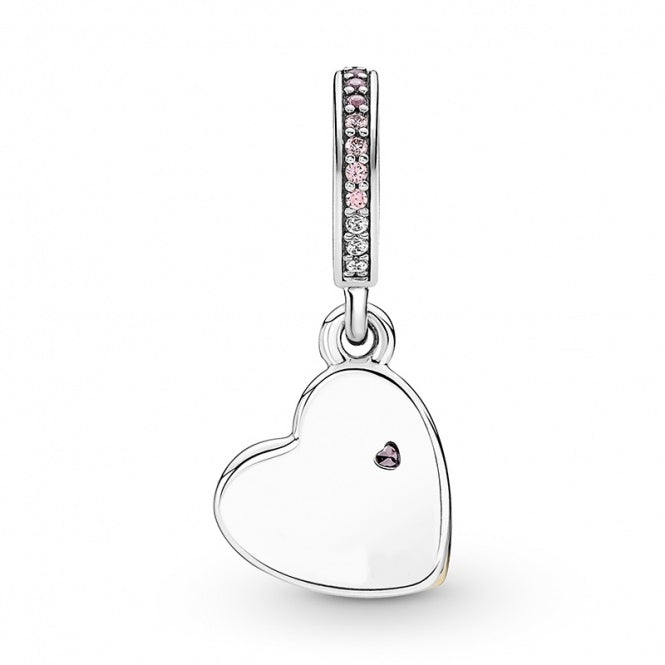 Charm "Corazones infinitos entrelazados"
