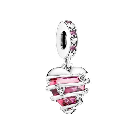 Charm colgante en espiral