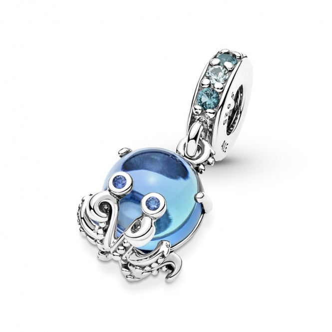 Charm Murano Glass Cute Octopus